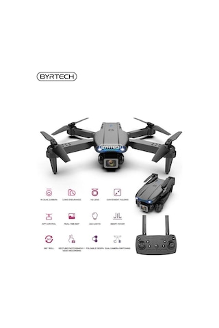 Sh Kaydı Gerektirmeyen Drone - Renk: Siyah, Kamera Özelliği: 4k, Gps, Uçuş Mesafesi: 1000m-2000m