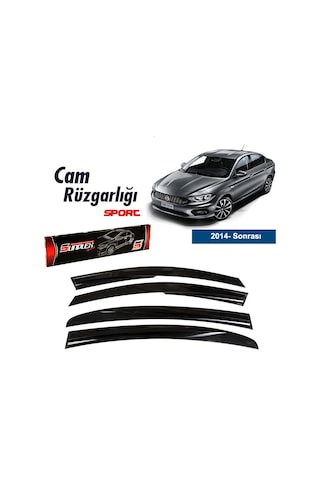 Sunplex Fiat Egea 2014- Sonrası Uyumlu Cam Rüzgarlığı Sunplex Fiat Egea 2014- Sonrası Uyumlu Cam Rüzgarlığı
