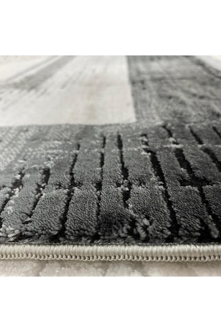 Morena 17172 Gri/antrasit Salon Halısı Antibakteriyel Halı Kıl Tüy Toplamaz