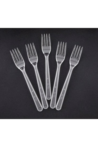 Plastik Çatal Plastik Lüx Çatal 1 Paket 200'Lü