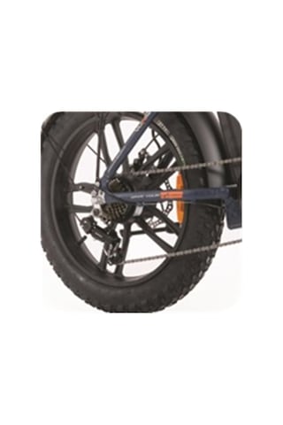 Corelli Vonıq Eco Mag. Fat Bıke Elektrikli Katlanır Bisiklet 42cm Md 20 Jant 7 Vites Gray Gri