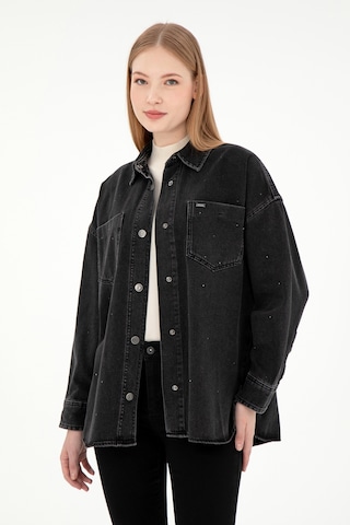 U.s. Polo Assn. Kadın Siyah Gömlek Jean 50295945-dn0027 Black Siyah