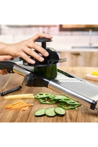 EPİNOX PROFESYONEL MANDOLİN CİPS DİLİMLEYİCİ (MD-05) Gümüş