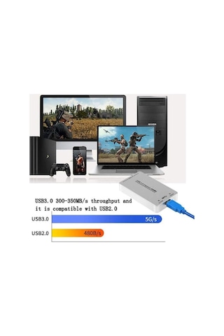 Usb 3.0 hdmi video capture kart usb 3.0 1080p full hd video görüntü yakalama capture kart