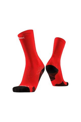 X-bıonıc X-bionic X-socks Run Perform Crew Unisex Koşu Çorabı 14622 Kırmızı