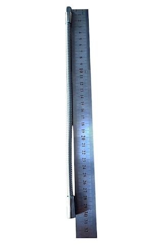Masa Lambası Aplik Vb İçin Kıvrımlı Spiral Hortum Metal 8mm 40cm