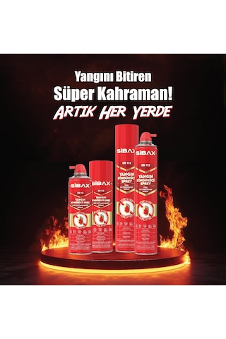 Sibax Sb112 Yangın Söndürme Spreyi 1000 Ml