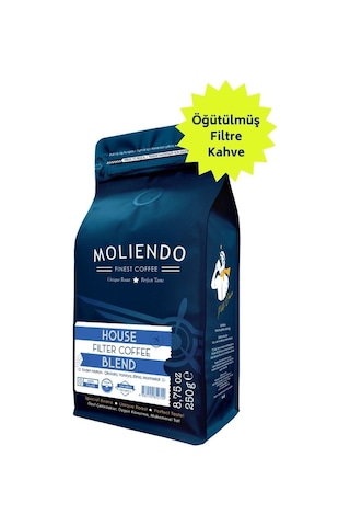 Moliendo Finest Coffee House Blend Öğütülmüş Filtre Kahve 250 G