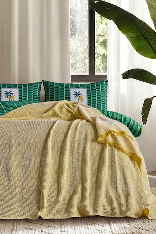 Doqu Home Jungle Muse Mina Pike Tek Sarı