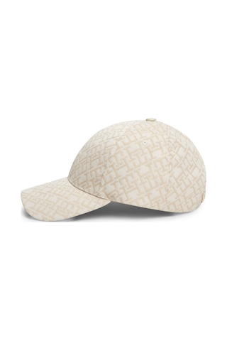 Tommy Hilfiger Th Monogram Cap Kadın Bej Şapka - Aw0aw18058