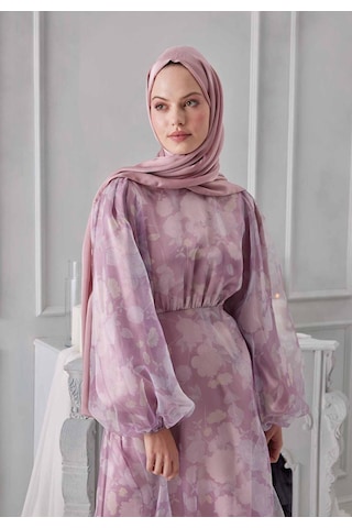 Gesshop Kadın Abiye Janjan Şal Pudra Pembe