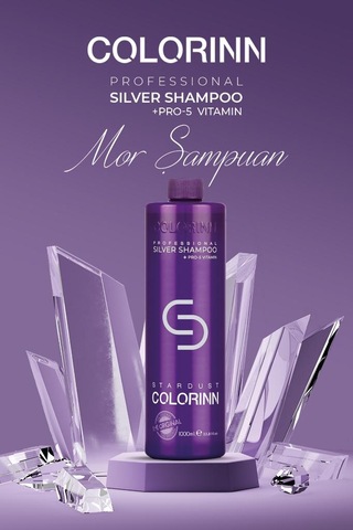 Colorınn Stardus Professional Silver Shampoo Mor Şampuan 1000ml