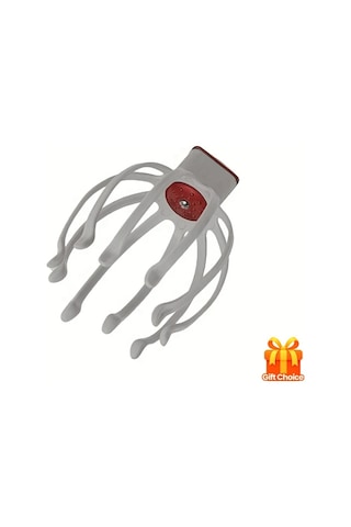 Elmpaly Siyah Elektrikli Ahtapot Pençe Kafa Masajı Usb Şarj 3 Hız Taşınabilir Titreşim Masaj Aleti siyah