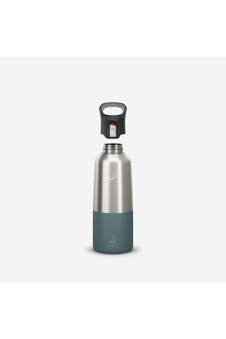 Quechua Outdoor Paslanmaz Çelik Termos - 0,8 L - Yeşil - 900 Turuncu