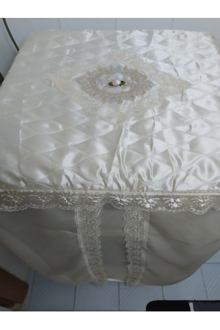 ÇAMAŞIR VE KURUTMA MAKİNESİ ÖRTÜSÜ SATEN KUMAŞ