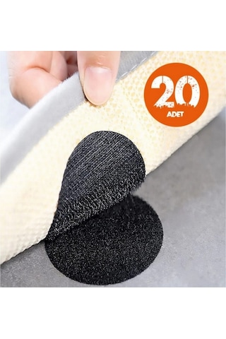 20'li Halı Kaydırmaz Kilim Koltuk Örtüsü Sabitleyici Cırt Yıkanab