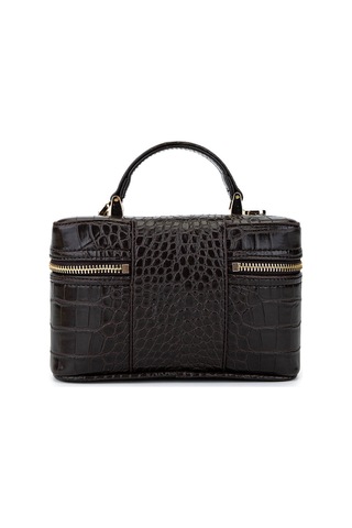 Tamer Tanca Kadın Suni Deri Kahverengi El Çantası 1178 4005 Bn Cnt Sk25-26 Acı Kahve Kroko Kahverengi