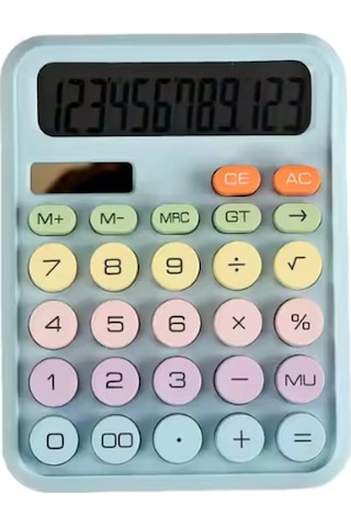 Zvnm Renkli Hesap Makinesi Zcv12 Diğer