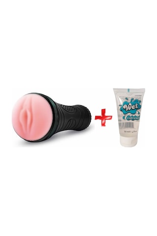 Truva Shop Passion Cup Flesh 25 Cm Fener Tipi Realistik Suni Vajina + 50 Ml Kaydırıcı