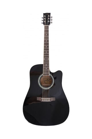 Almira F650n-bkc Elektro Akustik Gitar - Siyah Başlangıç/orta -