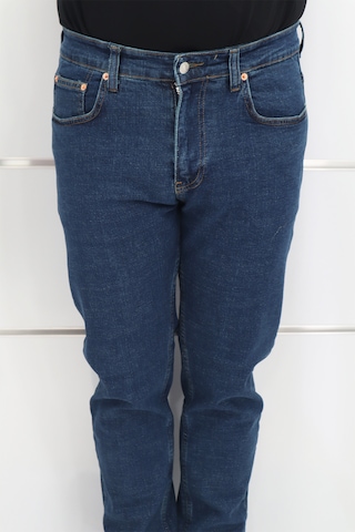 Denim Cartel Dmctekstil Erkek Koyu Mavi Normal Bel Normal Kesim Boru Paça Jean Pantolon Koyu Mavi