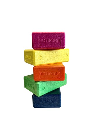 Actifoam Yoga Blok 2'li Set Prime Mavi