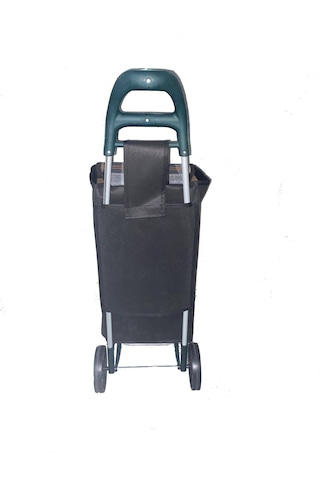 Tekerlekli Pazar Arabası Ve Çantası, Pazar Sepeti - Turuncu Beyaz