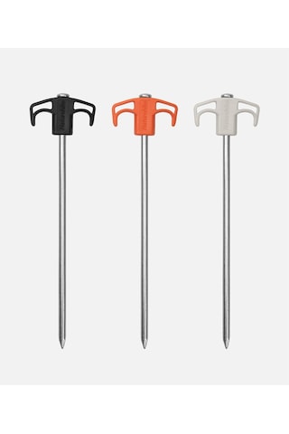 Naturehike Çadır Kazığı 25 cm ( Galvanizli Demir ) (2 Pcs) Siyah