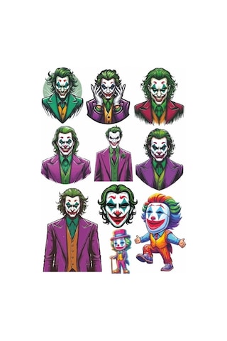 Joker Sticker Set