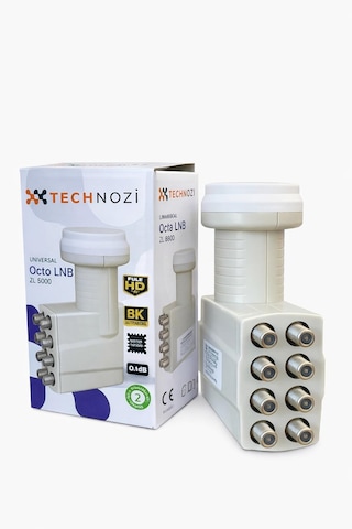 Zumastar 85cm 0.70mm Çanak Anten Sekizli Lnb 100 Metre Anten Kablosu