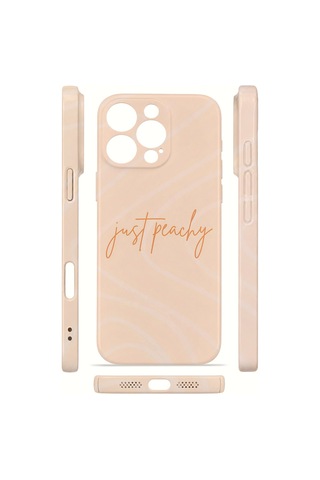 Apple iPhone Uyumlu 16 Pro Vorian İnce Kamera Korumalı Mika Kılıf Just Peachy Just Peachy Mika