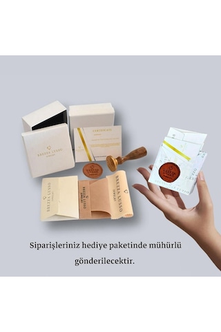 Brezza Lusso Jewelry 18k Serie Oro Baget Halka Minimal Kadın Gümüş Kolye 45 CM 45 CM