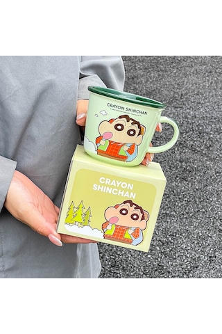 Dianziye Yeşil Seramik Kupa 340ml - Evde Kahve Kahvaltı İçin Sevimli Tasarım, Çiftler Ve Hediyelik, Dayanıklı Ev Gereci Diğer