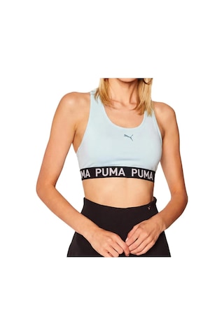 Puma 52696216 4keeps Strong - Mid Kadın Sporcu Sütyeni Mavi