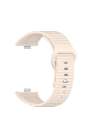 Redmi Watch 6 Silikon Kordon Tırtıklı Suya Dayanıklı Tasarım Starlight