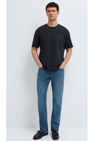 Mavi M0613589-71379 Mavi Black Logo Baskılı Tişört Erkek T-shirt Siyah