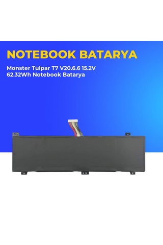 Monster Tulpar T7 V20.6.6 15.2v 62.32wh Notebook Batarya 60953462