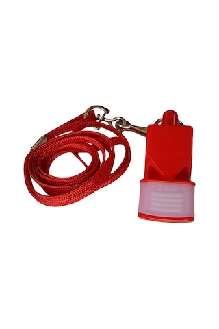 Povit Hakem Düdüğü Ipli Kırmızı Renkli Düdük Lks 75-K Çok Renkli