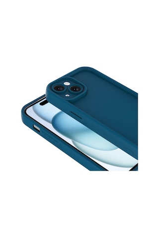 Apple Uyumlu iPhone 13 İle Kılıf Kamera Korumalı Yüksek Kenarlı Kapak