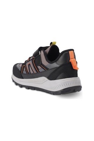 Slazenger KROSS KTN Çocuk Cırt Cırtlı Siyah / Koyu Gri Günlük Spor Ayakkabısı