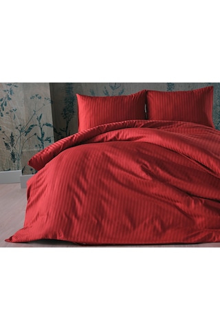 Saten Artline Nevresim Takımı Çift King Size - Kiremit