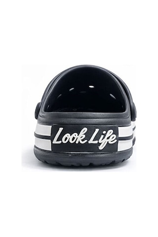Look Life Unisex Siyah Cross Sabo Eva Günlük Kapalı Terlik 214