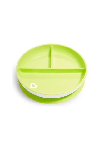 Munchkin Sabit Vakumlu Beslenme Tabağı 6+ Ay Yeşil