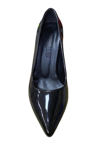 White Line Kadın Kadeh Topuklu Rugan Stiletto Siyah Rugan - 724190320 Siyah Rugan
