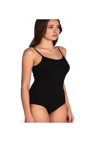 Seher Yıldızı Elastan İp Askı Body Skd 0066 6 Lı Paket Siyah