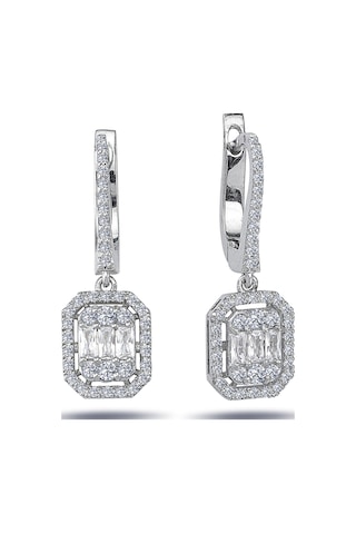 Lova 0,93 Karat Baget Pırlanta Küpe - 3030048