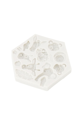 Kangvka Orman Hayvan Figürlü Silikon Kalıp Yemek Dereceli Isı Dayanıklı Kolay Çıkarma Pasta, Çikolata, Tatlı İçin Diğer