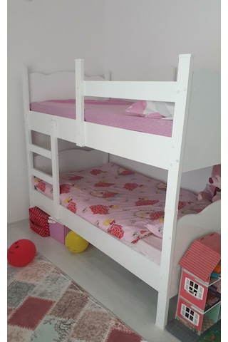 Afillibebek Ranza Ikili Ayrılabilen Mdf Profilli 90x190 Beyaz