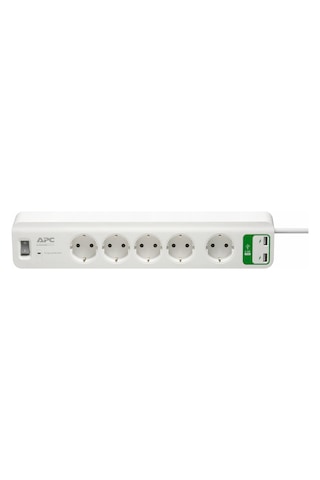 Apc By Schneider Electric PM5U-GR 5'li Akım Korumalı Priz Beyaz