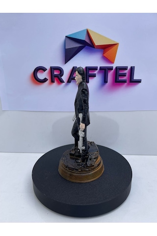 John Wick Figür Silahlı Aksiyon Biblo Sinema Karakter Heykelcik 15 Cm Koleksiyonluk